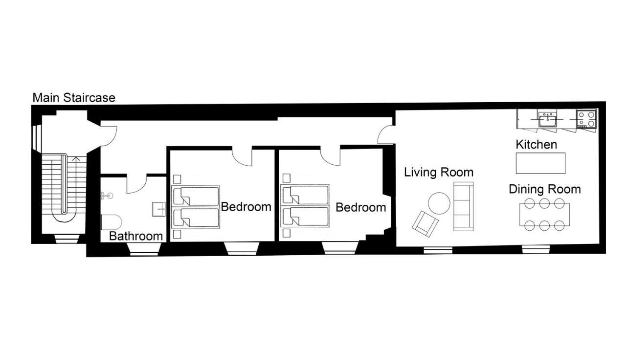 City Apartment With Exposed Ceiling Beams Koppenhága Kültér fotó