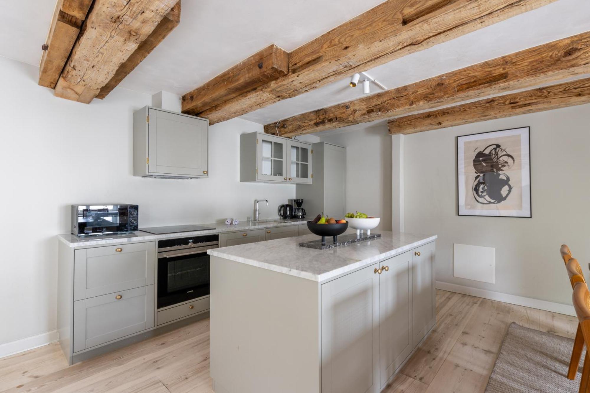 City Apartment With Exposed Ceiling Beams Koppenhága Kültér fotó
